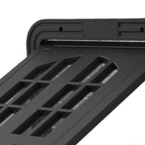 Maxbell Pet Screen Door for Doors and Wall Doggy with Screws 2 Ways Locking Cat Door L Black