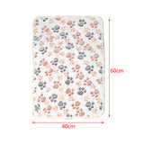 Maxbell 4Pcs Pet Mat Washable Thicken Flannel Cushion for Dog Puppy Cat Pet Sleeping