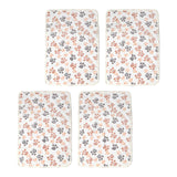 Maxbell 4Pcs Pet Mat Washable Thicken Flannel Cushion for Dog Puppy Cat Pet Sleeping