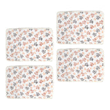 Maxbell 4Pcs Pet Mat Washable Thicken Flannel Cushion for Dog Puppy Cat Pet Sleeping