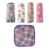 Maxbell 5Pcs Pet Mat Soft Puppy Blanket for Small Medium Dogs Pet Sleeping 25cmx25cm