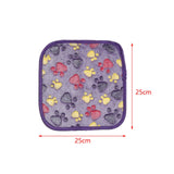 Maxbell 5Pcs Pet Mat Soft Puppy Blanket for Small Medium Dogs Pet Sleeping 25cmx25cm