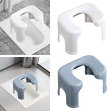 Maxbell Toilet Seat Stool Simple Non Slip Multifunctional Heavy Duty Foot Rest Stool White
