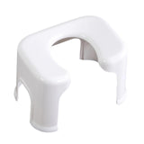Maxbell Toilet Seat Stool Simple Non Slip Multifunctional Heavy Duty Foot Rest Stool White
