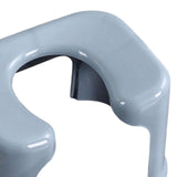 Maxbell Toilet Seat Stool Simple Non Slip Multifunctional Heavy Duty Foot Rest Stool Gray