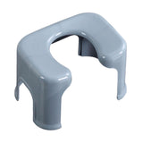 Maxbell Toilet Seat Stool Simple Non Slip Multifunctional Heavy Duty Foot Rest Stool Gray