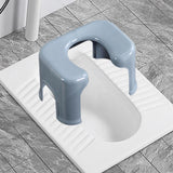 Maxbell Toilet Seat Stool Simple Non Slip Multifunctional Heavy Duty Foot Rest Stool Gray