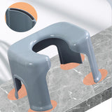 Maxbell Toilet Seat Stool Simple Non Slip Multifunctional Heavy Duty Foot Rest Stool Gray