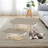 Maxbell Space Capsule Cat Bed Indoor Cats Oval Pet Accessories for Kitten Cats Kitty L