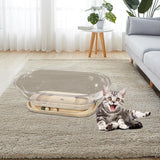 Maxbell Space Capsule Cat Bed Indoor Cats Oval Pet Accessories for Kitten Cats Kitty L