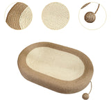 Maxbell Cat Scratcher Bed Multifunctional Lounge Bed for Cats Outdoor Grinding Claws Brown