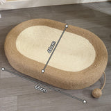 Maxbell Cat Scratcher Bed Multifunctional Lounge Bed for Cats Outdoor Grinding Claws Brown