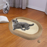 Maxbell Cat Scratcher Bed Multifunctional Lounge Bed for Cats Outdoor Grinding Claws Brown