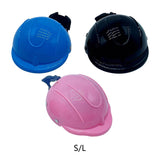 Maxbell Pet Helmet Adjustable Strap Adorable Dog Hard Hat for Hiking Small Dogs Cats S pink