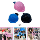 Maxbell Pet Helmet Adjustable Strap Adorable Dog Hard Hat for Hiking Small Dogs Cats S pink