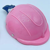 Maxbell Pet Helmet Adjustable Strap Adorable Dog Hard Hat for Hiking Small Dogs Cats S pink