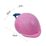 Maxbell Pet Helmet Adjustable Strap Adorable Dog Hard Hat for Hiking Small Dogs Cats S pink