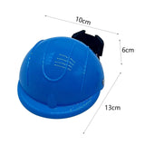 Maxbell Pet Helmet Adjustable Strap Adorable Dog Hard Hat for Hiking Small Dogs Cats L blue