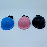 Maxbell Pet Helmet Adjustable Strap Adorable Dog Hard Hat for Hiking Small Dogs Cats L pink