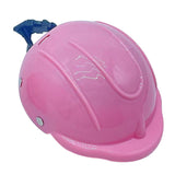 Maxbell Pet Helmet Adjustable Strap Adorable Dog Hard Hat for Hiking Small Dogs Cats L pink