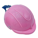 Maxbell Pet Helmet Adjustable Strap Adorable Dog Hard Hat for Hiking Small Dogs Cats L pink