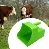 Maxbell Heavy Duty Grain Scooper with Grip Reusable for Horse Livestock Homesteaders