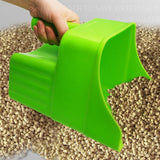 Maxbell Heavy Duty Grain Scooper with Grip Reusable for Horse Livestock Homesteaders
