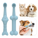 Maxbell 2x Pet Silicone Toothbrush Pet Tooth Brush for Small Breed Small Pets Ferret