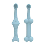 Maxbell 2x Pet Silicone Toothbrush Pet Tooth Brush for Small Breed Small Pets Ferret