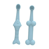 Maxbell 2x Pet Silicone Toothbrush Pet Tooth Brush for Small Breed Small Pets Ferret