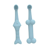 Maxbell 2x Pet Silicone Toothbrush Pet Tooth Brush for Small Breed Small Pets Ferret