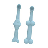 Maxbell 2x Pet Silicone Toothbrush Pet Tooth Brush for Small Breed Small Pets Ferret