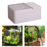 Maxbell Automatic Fish Feeder Adjustable Turtle Feeder Battery Operated Smart Feeder 50g