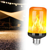 Maxbell E27 Base Bulb Flame Flickering Fire Light Bulb for Party Indoor Outdoor Home E27 Yellow Light