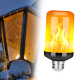 Maxbell E27 Base Bulb Flame Flickering Fire Light Bulb for Party Indoor Outdoor Home E27 Yellow Light