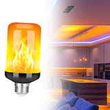 Maxbell E27 Base Bulb Flame Flickering Fire Light Bulb for Party Indoor Outdoor Home E27 Yellow Light