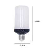 Maxbell E27 Base Bulb Flame Flickering Fire Light Bulb for Party Indoor Outdoor Home E27 Blue Light