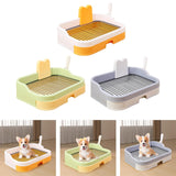 Maxbell Pet Dog Toilet Portable Dog Potty Pan Reusable Anti Splashing Dog Potty Tray Orange White