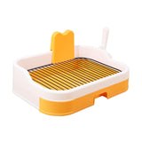 Maxbell Pet Dog Toilet Portable Dog Potty Pan Reusable Anti Splashing Dog Potty Tray Orange White