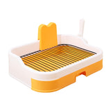 Maxbell Pet Dog Toilet Portable Dog Potty Pan Reusable Anti Splashing Dog Potty Tray Orange White