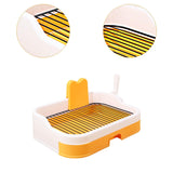 Maxbell Pet Dog Toilet Portable Dog Potty Pan Reusable Anti Splashing Dog Potty Tray Orange White