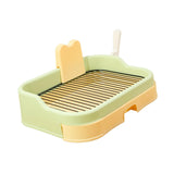Maxbell Pet Dog Toilet Portable Dog Potty Pan Reusable Anti Splashing Dog Potty Tray Green Orange