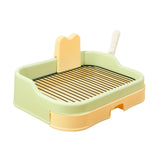 Maxbell Pet Dog Toilet Portable Dog Potty Pan Reusable Anti Splashing Dog Potty Tray Green Orange