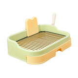 Maxbell Pet Dog Toilet Portable Dog Potty Pan Reusable Anti Splashing Dog Potty Tray Green Orange