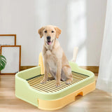 Maxbell Pet Dog Toilet Portable Dog Potty Pan Reusable Anti Splashing Dog Potty Tray Green Orange