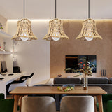 Maxbell Woven Lampshade Decor Decorative Pendant Light Cover for House Teahouse Home