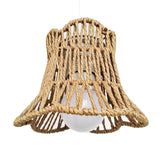 Maxbell Woven Lampshade Decor Decorative Pendant Light Cover for House Teahouse Home