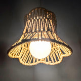 Maxbell Woven Lampshade Decor Decorative Pendant Light Cover for House Teahouse Home