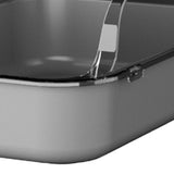 Maxbell Open Top Pet Litter Box Portable Bedpan Kitty Litter Pan Cat Toilet Sand Box gray
