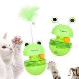 Maxbell Tumbler Cat Toy Cat Toys for Indoor Cats Educational Toy Interactive Cat Toy with feather